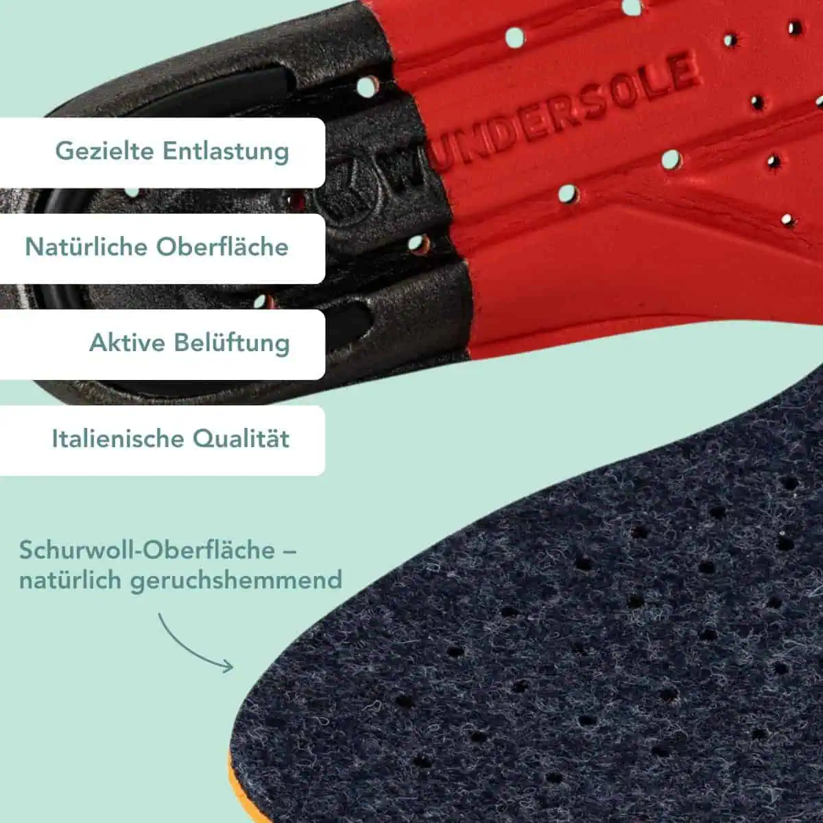 Wundersohle Wool – Bild 4